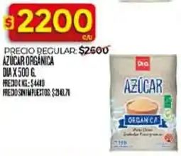 Supermercados DIA Dia azúcar organica oferta