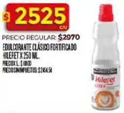 Supermercados DIA Hilefet edulcorante clasico fortificado oferta