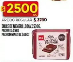 Supermercados DIA Dia dulce de membrillo oferta