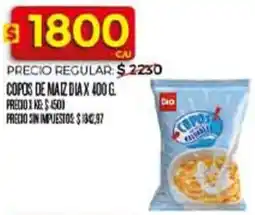 Supermercados DIA Dia copos de maiz oferta