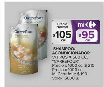 Carrefour Market Shampoo Acondicionador V Tipos oferta