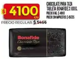 Supermercados DIA Bonafide chocolate para taza tableta oferta