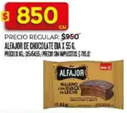 Supermercados DIA Dia alfajor de chocolate oferta