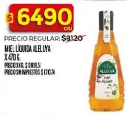 Supermercados DIA Aleluya miel liquida oferta