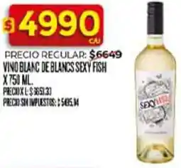 Supermercados DIA Sexy fish vino blanc de blancs oferta