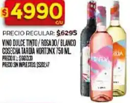 Supermercados DIA Norton vino dilce tinto/rosado/blanco cosecha tardia oferta