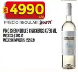 Supermercados DIA Chacabuco vino chenin dulce oferta