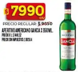 Supermercados DIA Gancia aperitivo americano oferta