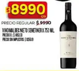 Supermercados DIA Nieto senetiner vino malbec oferta
