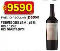 Supermercados DIA Ruca malen vino malbec oferta
