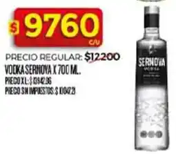 Supermercados DIA Sernova vodka oferta
