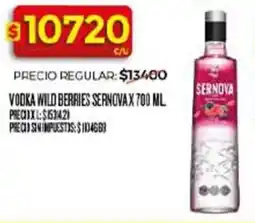 Supermercados DIA Sernova vodka wild berries oferta