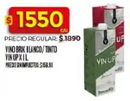 Supermercados DIA Vin up vino brik blanco/tinto oferta