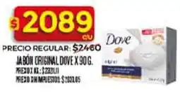 Supermercados DIA Dove jabón original oferta