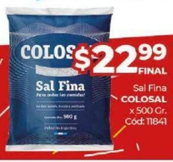 Diarco Sal Fina Colosal x 500 gr. oferta
