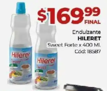 Diarco Endulzante Hileret Sweet Forte x 400 ml. oferta