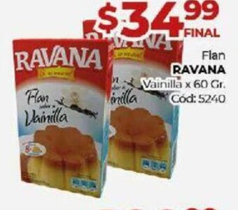 Diarco Flan Ravana Vainilla x 60 gr. oferta