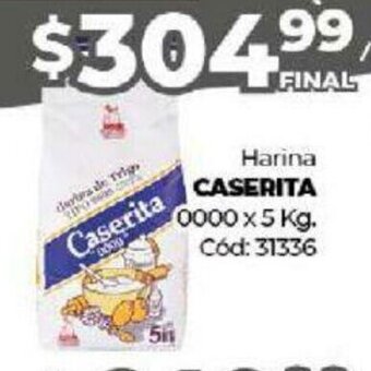 Diarco Harina Caserita 0000 x 5 Kg. oferta