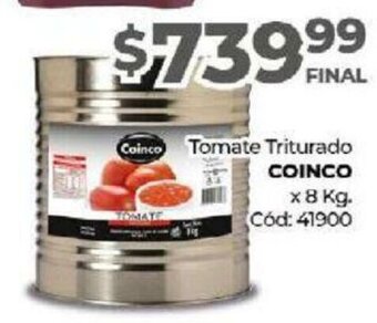 Diarco Tomate Triturado Coinco x 8 Kg oferta