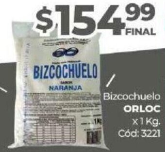 Diarco Bizcochuelo Orloc x 1 Kg. oferta