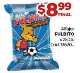Diarco Alfajor Fulbito x 25 Gr. oferta