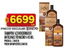 Supermercados DIA Tio nacho shampoo acondicionador anticanas oferta