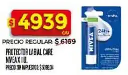 Supermercados DIA Nivea protector labial care oferta