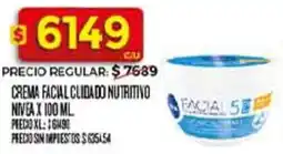 Supermercados DIA Nivea crema facial cuidado nutritivo oferta