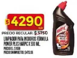 Supermercados DIA Harpic limpiador para inodoros formula power plus oferta