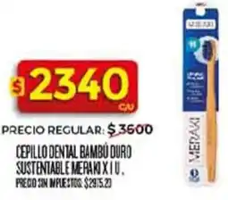 Supermercados DIA Meraki cepillo dental bambú duro sustentable oferta