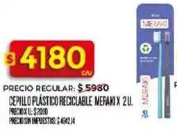 Supermercados DIA Meraki cepillo plástico reciclable oferta