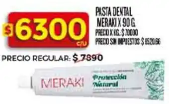 Supermercados DIA Meraki pasta dental oferta