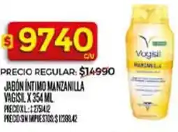 Supermercados DIA Vagisil jabón intimo manzanilla oferta
