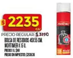 Supermercados DIA Mortimer bolsa de residuos oferta