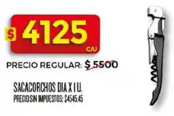 Supermercados DIA Dia sacacorchos oferta