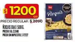 Supermercados DIA Dia ñoquis oferta