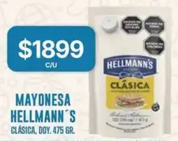 Supermercados Vea Hellmann's mayonesa clásica, doy. oferta