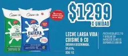 Supermercados Vea Cuisine & co leche larga vida entera o descremada oferta