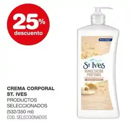 Atomo Conviene St. ives crema corporal productos seleccionados oferta