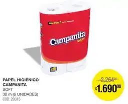 Atomo Conviene Campanita soft papel higiénico oferta