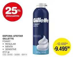 Atomo Conviene Gillette espuma afeitar foamy oferta