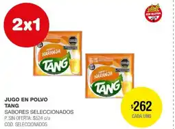 Atomo Conviene Tang jugo en polvo sabores seleccionados oferta
