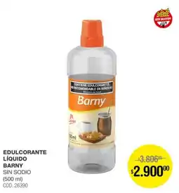 Atomo Conviene Barny edulcorante líquido sin sodio oferta