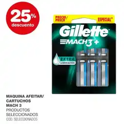 Atomo Conviene Gillette maquina afeitar/ cartuchos mach 3 productos seleccionados oferta