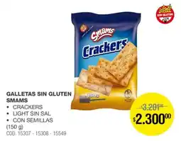 Atomo Conviene Smams galletas sin gluten oferta