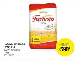 Atomo Conviene Favorita harina de trigo 000 vitaminas oferta
