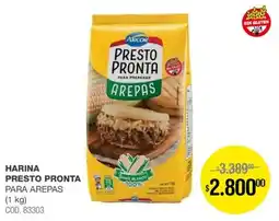 Atomo Conviene Arcor harina presto pronta para arepas oferta