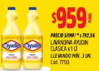 Ayudín lavandina clasica