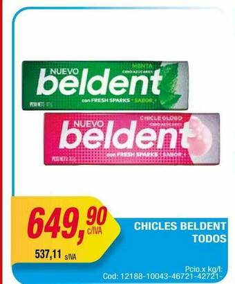 Maxiconsumo Chicles Beldent Todos oferta
