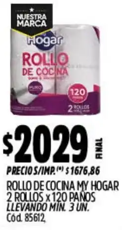 Supermercados Yaguar My hogar rollo de cocina oferta